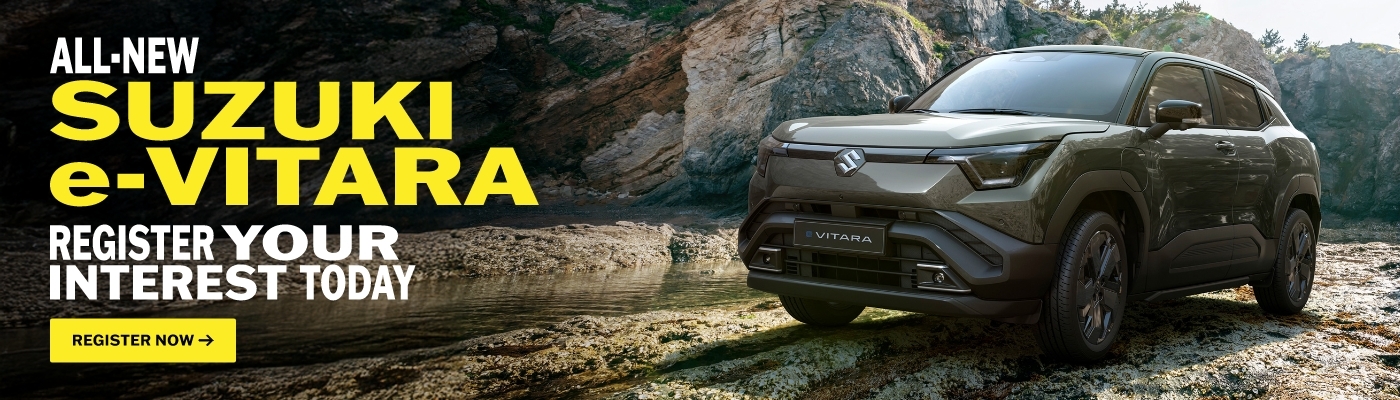 Acorn Suzuki - eVitara Register Interest Ad Banner