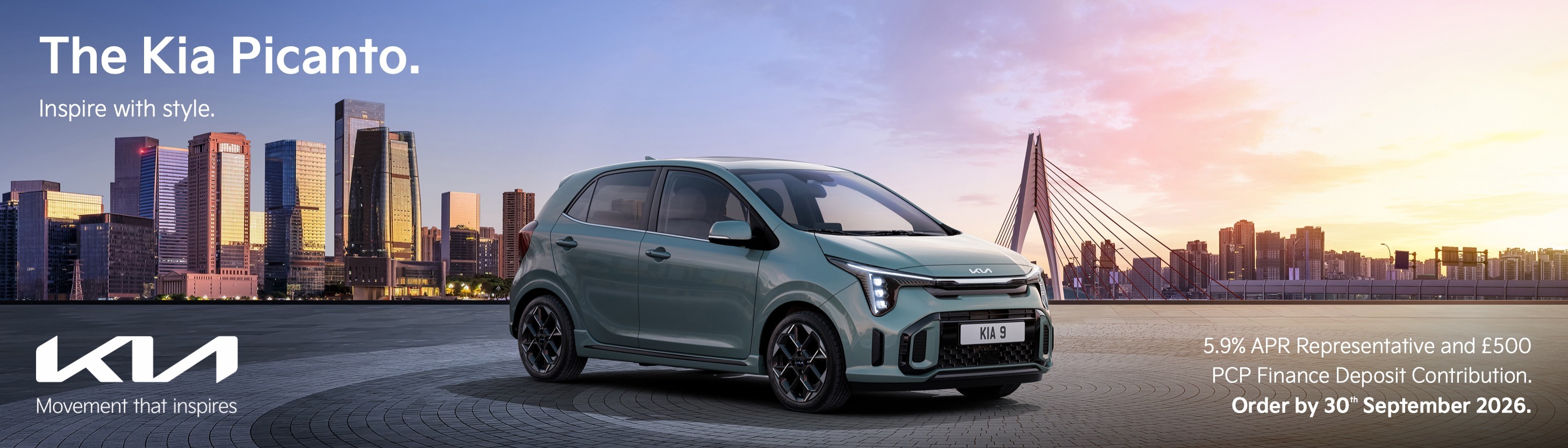 Kia Picanto Q3 Web Banner 1400 x 400