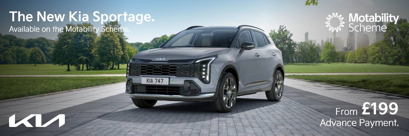 Acorn Kia - Q2 Motability Offer Banners - Sportage