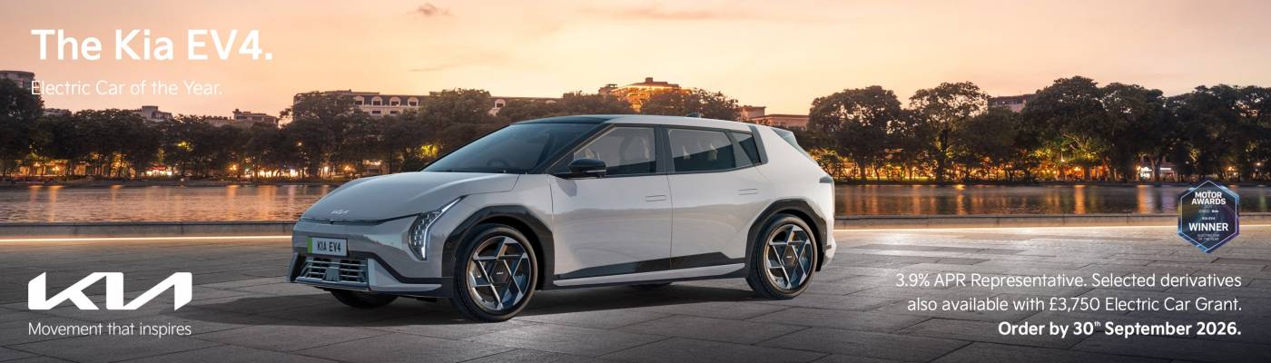 Kia EV4 Electric Car of the Year Q3 Banner 1400 x 400