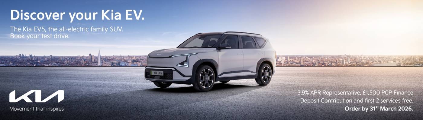Kia Q1 2026 EV5 Web Banner 1400 x 400