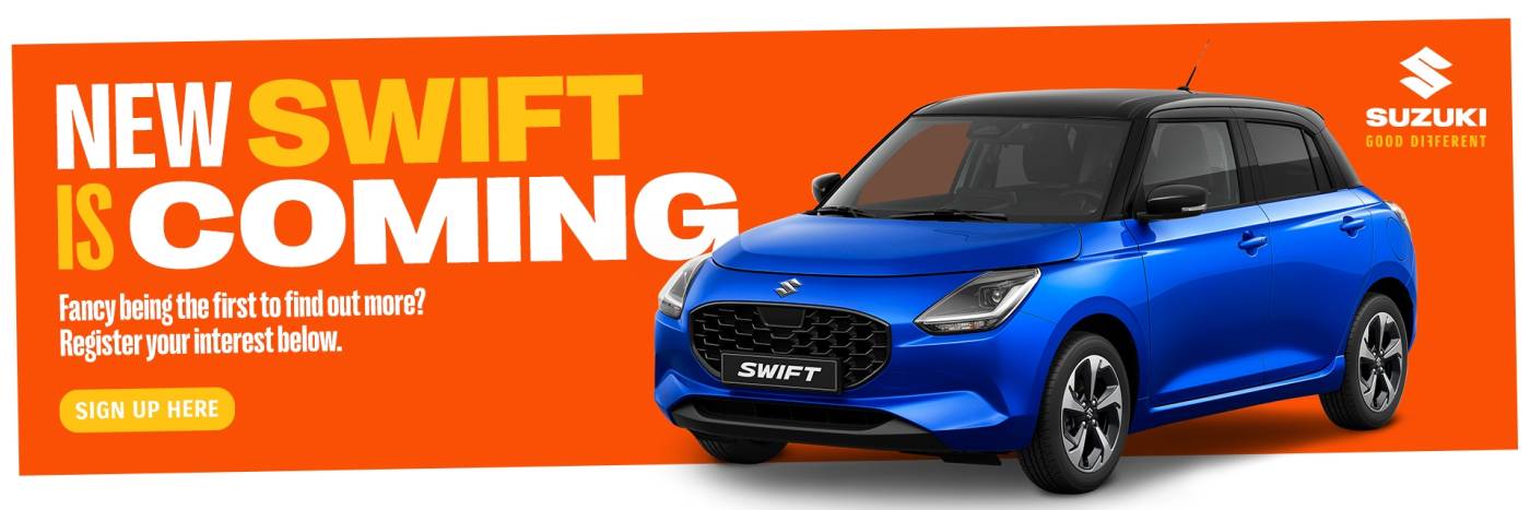 Suzuki New Swift is Coming Web Banners 1920 x 640
