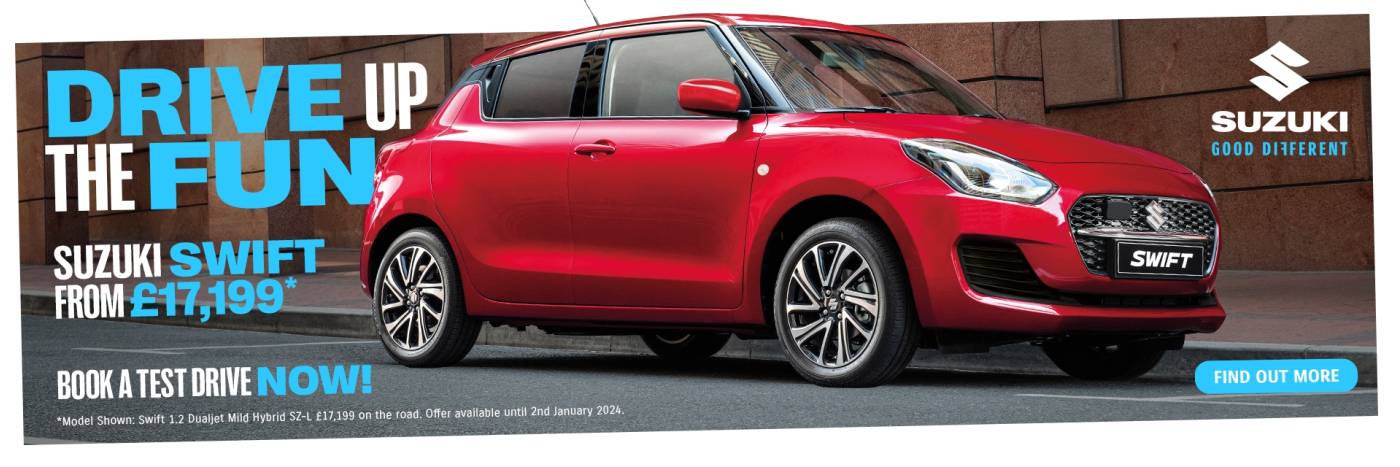 Suzuki Swift - 7.9% APR, No Deposit, £189 P/M