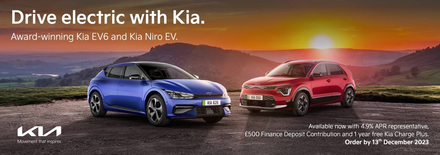drive electric with kia web banner