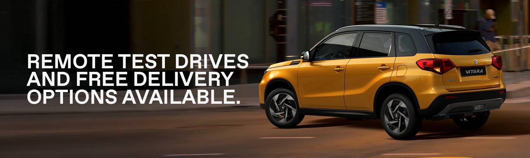 Suzuki test drives banner