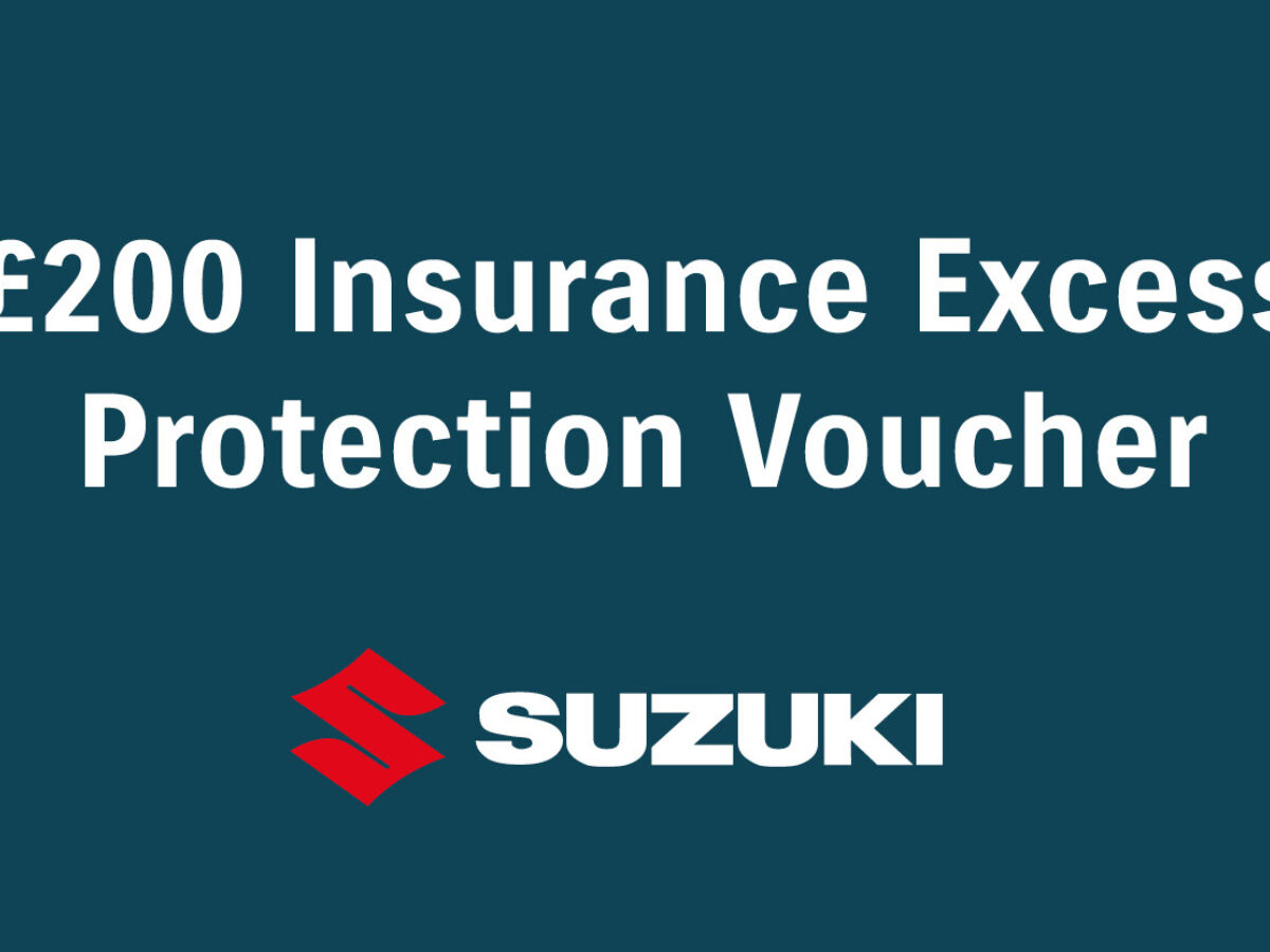 Suzuki £200 insurance excess protection voucher