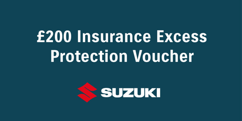 Suzuki £200 insurance excess protection voucher