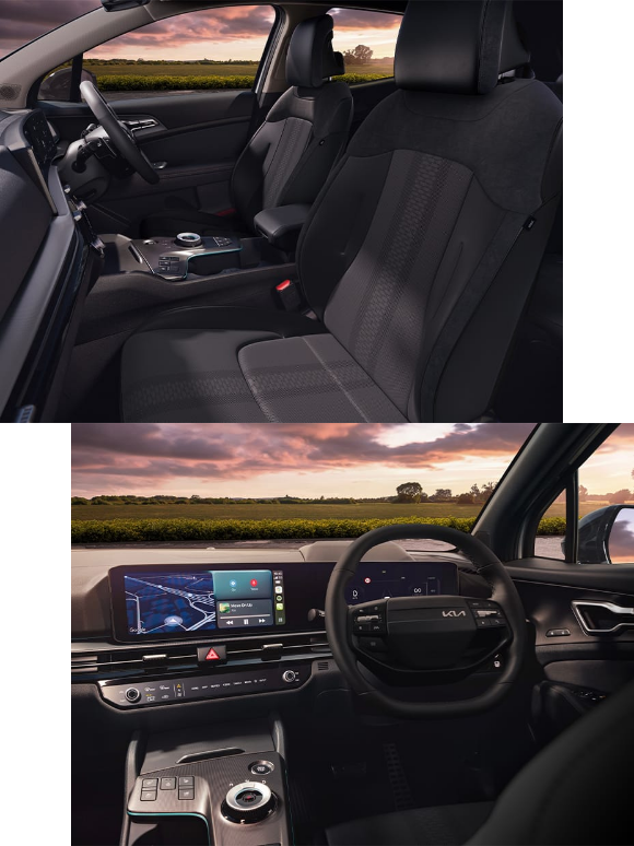 A hybrid with power and comfort.