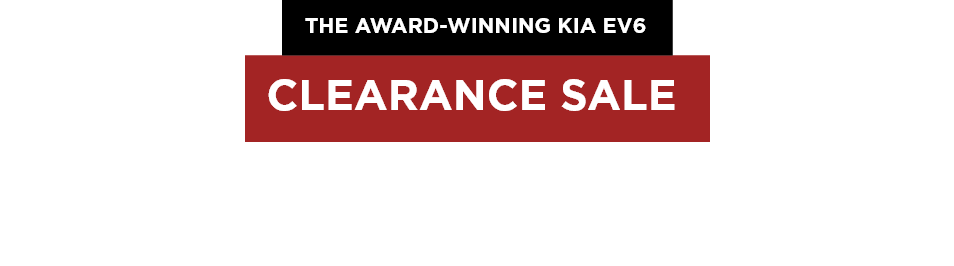 Award-Winning Kia EV6 Clearance